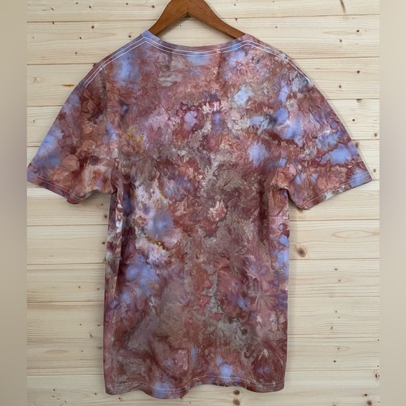 NEW Unisex GILDAN Large Unique Ice Tie-Dye Soft Style T-Shirt Earth Tones Boho - Picture 3 of 7